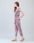 Back Cut Out Jogger Pocket Jumpsuit - Boho Weave - Final Sale!