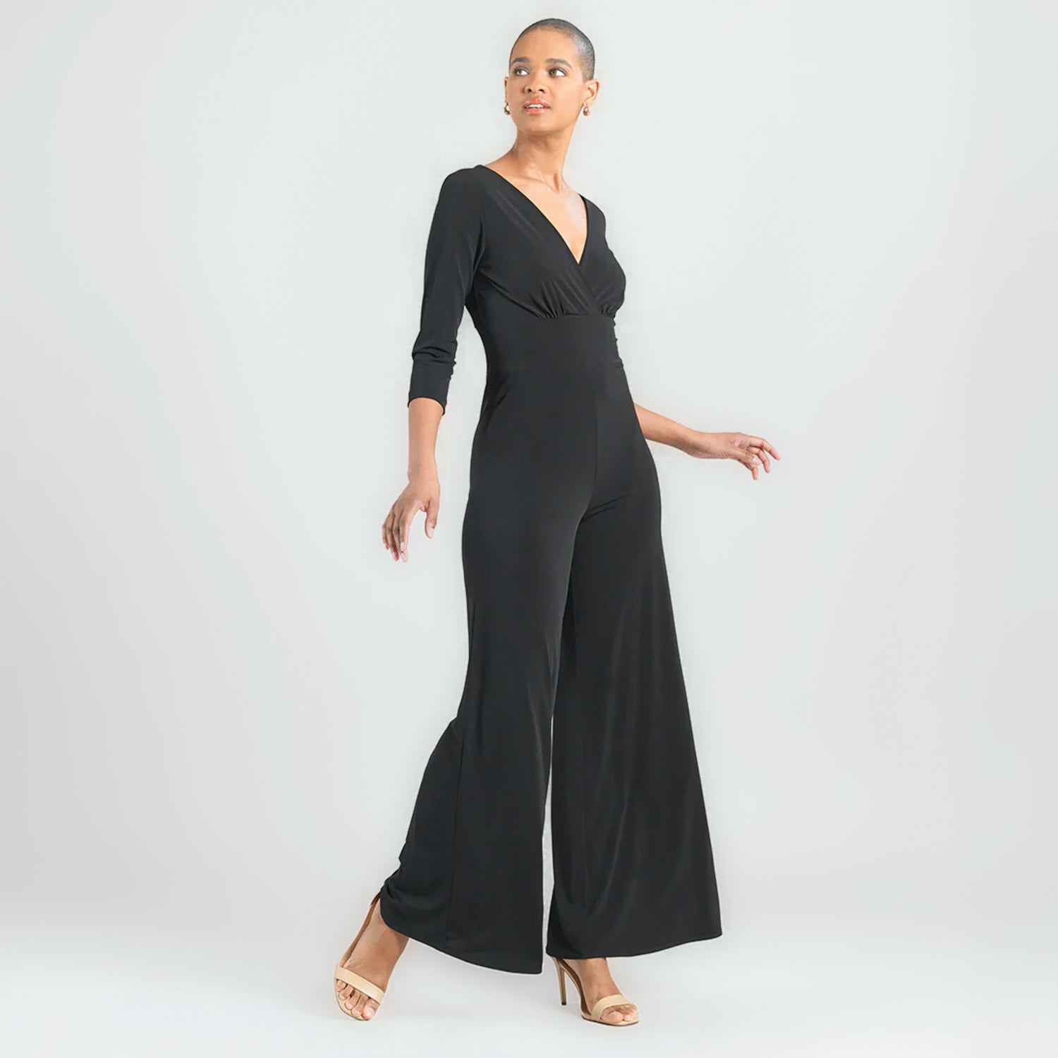 Long Sleeve Jumpsuit Dillards Petite Jumpsuits Marina Matte Jersey