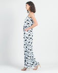 Tube Top Pocket Jumpsuit - Chevron Stripe - Final Sale!