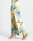 Butter Knit - Palazzo Pant - Palm Feather - Final Sale!