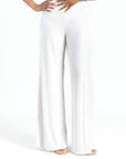 Soft Pleat Knit - Palazzo Pant - Ivory - Final Sale!