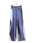 Silky Pleat Knit - Palazzo Pant - Lunar Stripe - Limited Sizes!