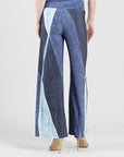 Silky Pleat Knit - Palazzo Pant - Lunar Stripe - Limited Sizes!