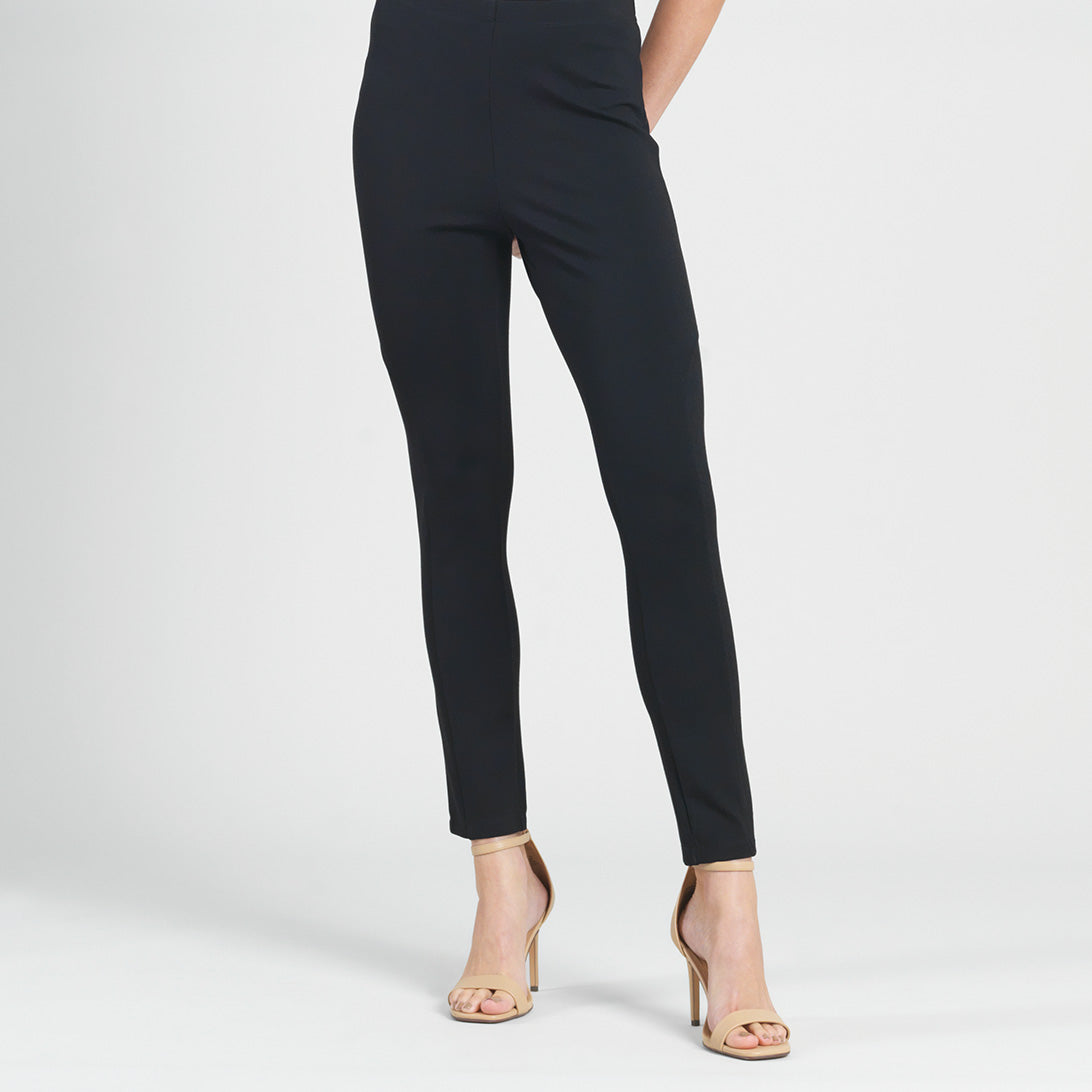 Ponte Knit - Slim Rider Pant - Black – Clara Sunwoo