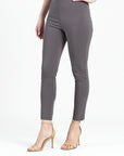 Rayon-Ponte Knit - Slim Rider Pant - Mocha - Final Sale!