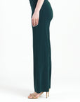 Signature Wide Leg Pocket Pant - Hunter Green
