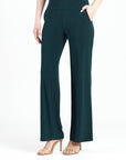 Signature Wide Leg Pocket Pant - Hunter Green