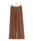 Lounge Knit - Wide Leg Pocket Pant - Camel