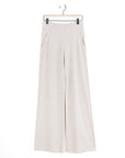 Lounge Knit - Wide Leg Pocket Pant - Natural