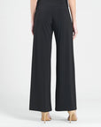 Signature Wide Leg Pocket Pant - Black