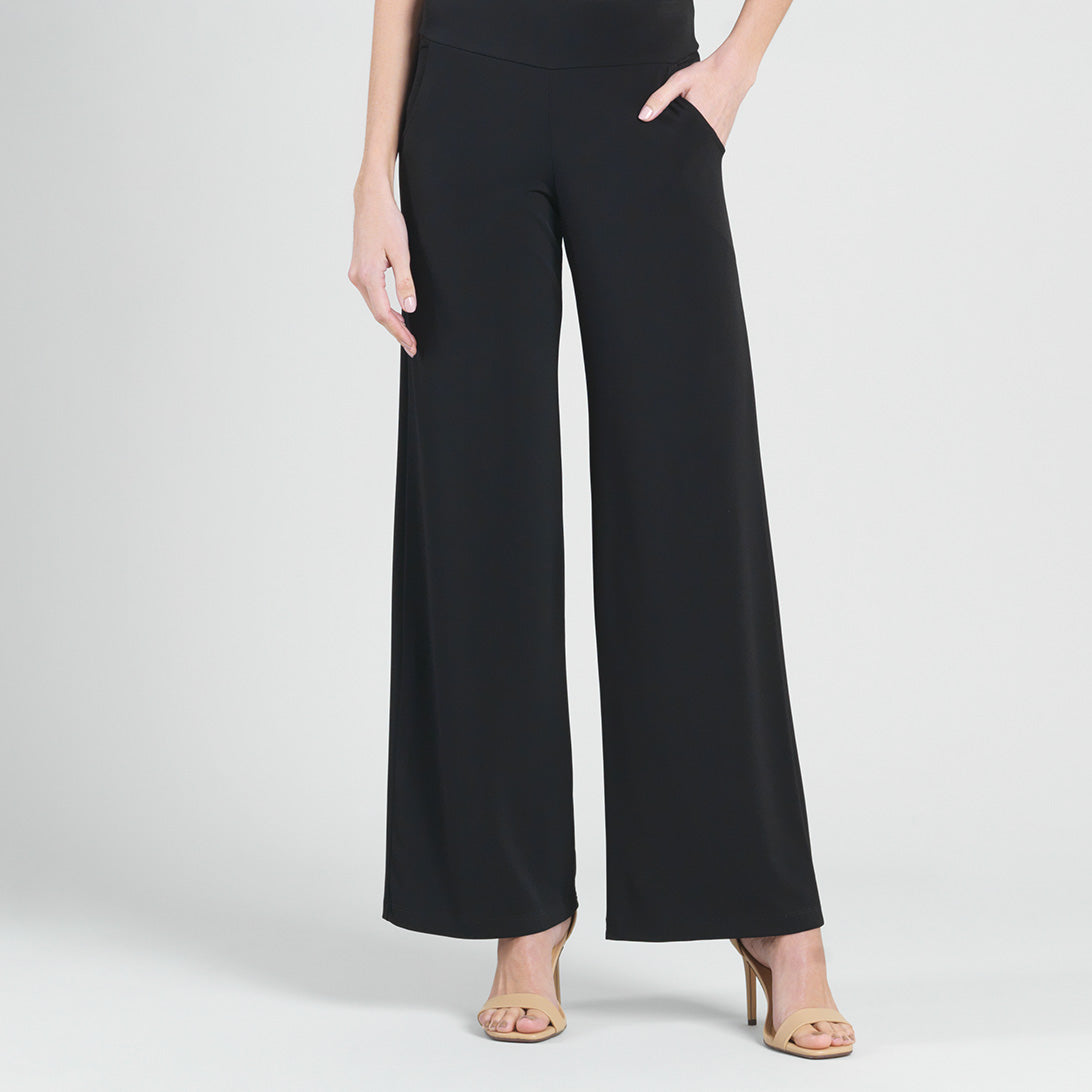 Signature Wide Leg Pocket Pant - Black Clara Sunwoo Signature Wide Leg Pocket Pant - Black Clara Sunwoo