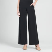 Signature Wide Leg Pocket Pant - Black