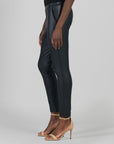 Liquid Leather™ Sheen Skinny Pocket Pant - Black