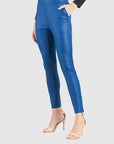 Liquid Leather™ Signature Skinny Pocket Pant - Cobalt - Final Sale!