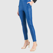Liquid Leather™ Signature Skinny Pocket Pant - Cobalt -  Final Sale!