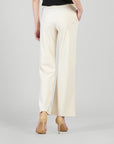 Rayon-Ponte Knit - Loose Leg Pocket Pant - Khaki