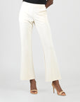 Rayon-Ponte Knit - Loose Leg Pocket Pant - Khaki