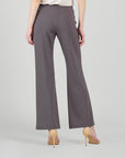 Rayon-Ponte Knit - Loose Leg Pocket Pant - Mocha