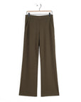 Rayon-Ponte Knit - Loose Leg Pocket Pant - Olive