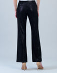 Velvet Shimmer - Loose Leg Pocket Pant - Black