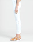 Techno Knit - Skinny Ankle Pocket Pant - White - Final Sale!