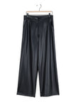 Liquid Leather™ - Sheen Zip Closure Loose Leg Pocket Pant - Black