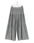 Soft Pleat Knit - Tiered Skirt-Pant - Olive - Final Sale!