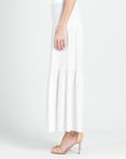 Soft Pleat Knit - Tiered Skirt-Pant - Ivory - Limited Sizes!