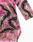 Butter Knit - Parachute Hem Tunic - Abstract Python