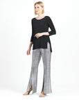 Parachute Hem Tunic - Black - Final Sale