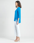 Parachute Hem Tunic - Brilliant Blue