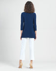 Parachute Hem Tunic - Navy