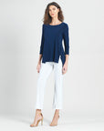 Parachute Hem Tunic - Navy - Final Sale