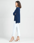 Parachute Hem Tunic - Navy