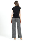Side Ruched Cap Sleeve Top - Black - Final Sale!