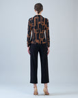 Center Front Tie Top - Geo Link