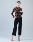 Center Front Tie Top - Geo Link