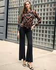 Center Front Tie Top - Geo Link