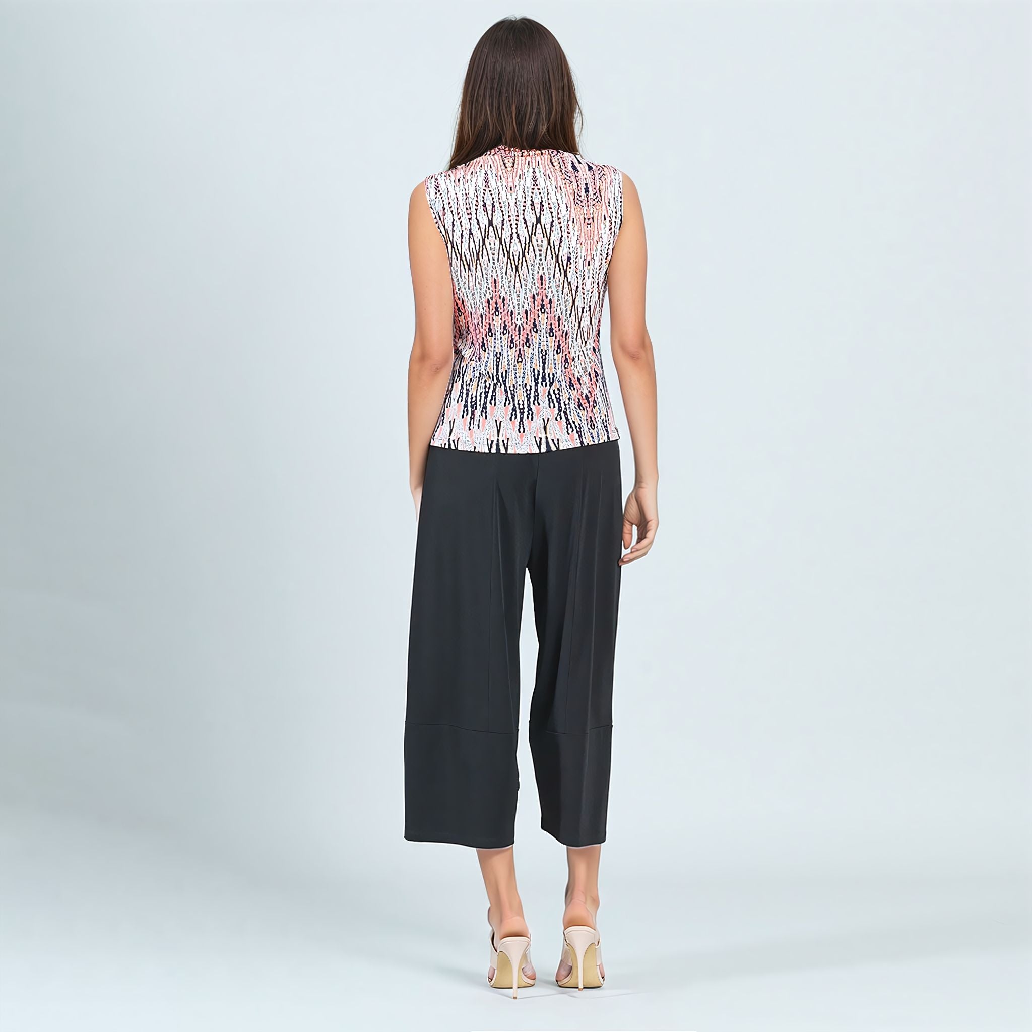 Sleeveless Center Front Tie Top - Boho Weave - Final Sale