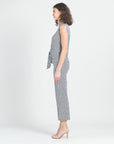 Butter Knit - Sleeveless Center Front Tie Top - Greek Key - Final Sale!