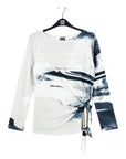 Side Tie Waist Top - Misty Petals - Final Sale!