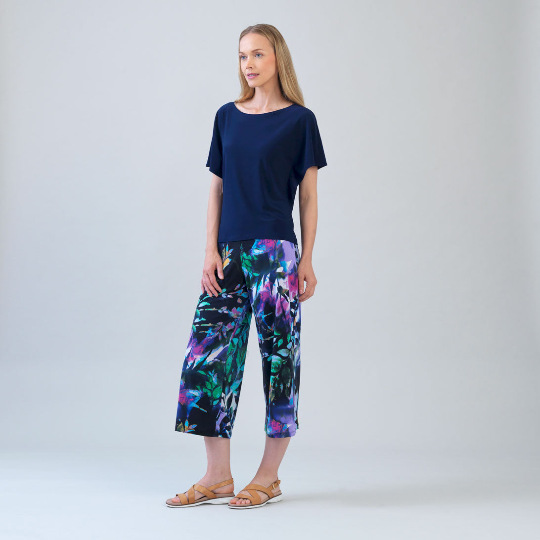 Signature Modern Gaucho Pant - Floral Dream - Limited Sizes