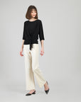Side Tie Top - Black