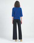 Side Tie Top - Cobalt