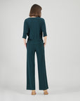 Side Tie Top - Hunter Green