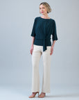 Signature Side Tie Top - Hunter Green - Final Sale