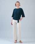 Signature Side Tie Top - Hunter Green - Final Sale