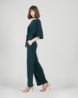 Side Tie Top - Hunter Green