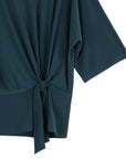 Side Tie Top - Hunter Green