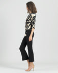 Signature Side Tie Top - Leaf Shadow